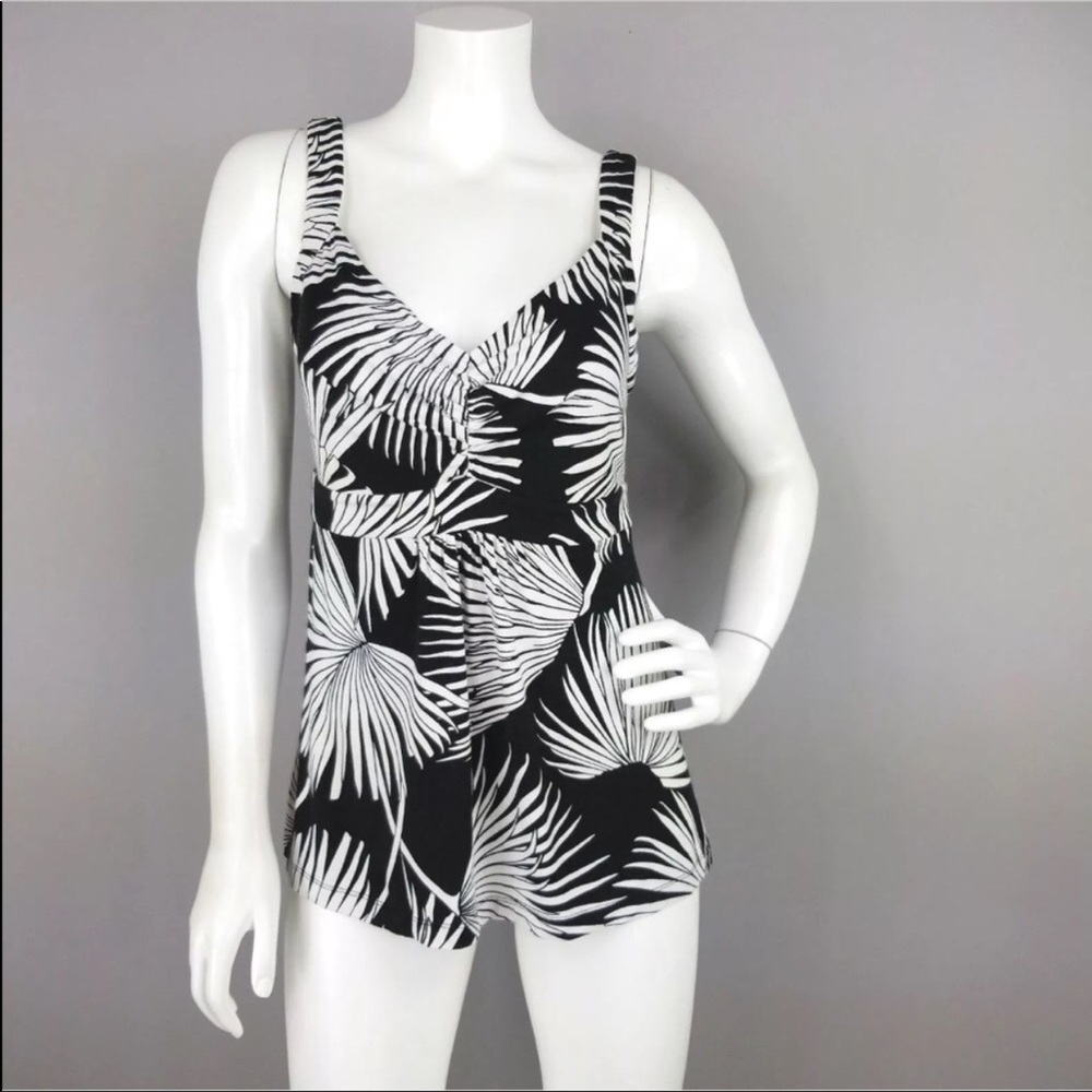 Tommy Bahama Palm Pattern Sleeveless Tank